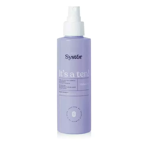 Syster Spray Termoprotettore Capelli - Spray Anticrespo Districante e Ristrutturante - 10 Benefici in 1 - Siero Idratante per Capelli - Vegan