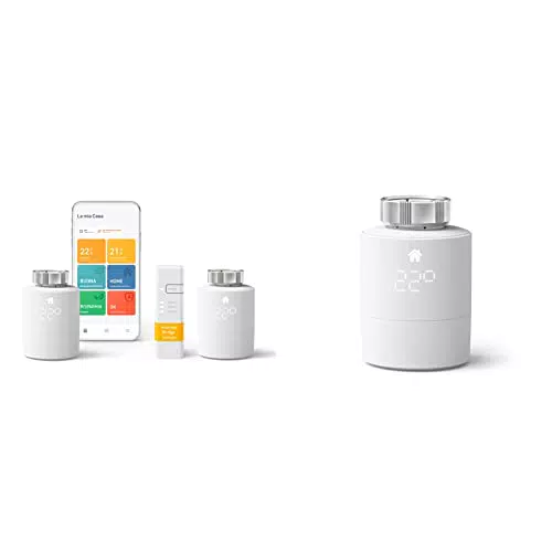 tado° Wifi Kit Base V3+ Termostato smart digitale, incl. 2 valvole termostatiche wireless