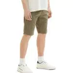 TOM TAILOR Bermuda Shorts, Uomo, Verde, 33