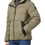 TOM TAILOR Giacca con Cappuccio, Uomo, Verde, L