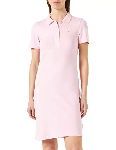Tommy Hilfiger Abito a Polo Donna 1985 Slim Pique Slim Fit