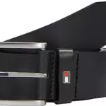 Tommy Hilfiger Cintura Uomo New Denton 4.0 Belt Cintura in Pelle