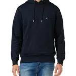 Tommy Hilfiger Felpa Uomo 1985 con Cappuccio, Blu, M
