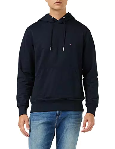 Tommy Hilfiger Felpa Uomo 1985 con Cappuccio, Blu, M