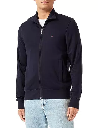 Tommy Hilfiger Im Na Bandiera Logo Stand Zip Thru Maglie Pesanti