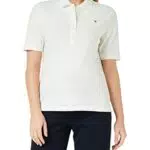Tommy Hilfiger Maglietta Polo Maniche Corte Donna 1985 Pique Polo Regular Fit