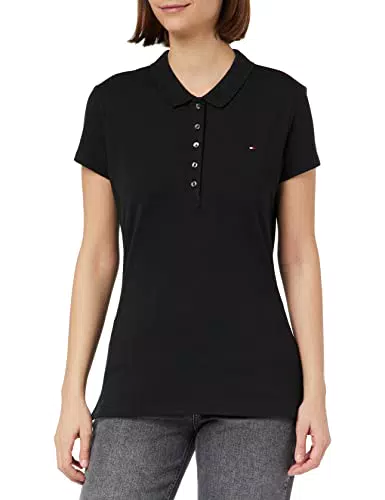 Tommy Hilfiger Maglietta Polo Maniche Corte Donna Heritage Slim Fit