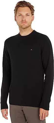 Tommy Hilfiger Pullover Uomo Cashmere Crew Neck Pullover in Maglia