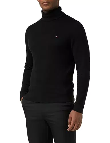 Tommy Hilfiger Pullover Uomo Cashmere Roll Neck Collo Alto