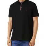 Tommy Hilfiger RWB Placket Tipping Reg Polo S/S, Black