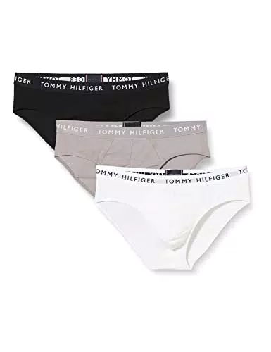 Tommy Hilfiger Slip Uomo Confezione da 3 Intimo, Multicolore