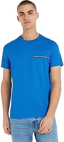 Tommy Hilfiger SMALL CHEST STRIPE MONOTYPE TEE, Uomo