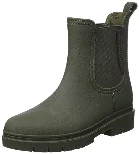 Tommy Hilfiger Stivali in Gomma Donna Essential Rainbootie Mezza Altezza
