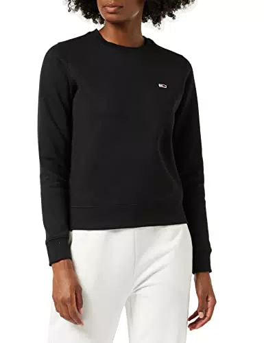Tommy Jeans Felpa Donna TJW Regular senza Cappuccio