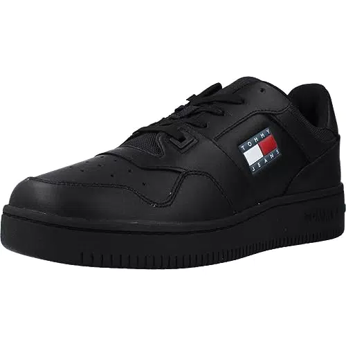 Tommy Jeans Sneakers con Suola Preformata Uomo Retro Basket Scarpe