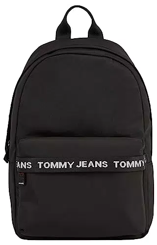 Tommy Jeans Tjm Essential Dome Zaino, Zaini Uomo, Nero