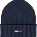 Tommy Jeans Tjm Flag Rib Beanie Cappello Lavorato a Maglia