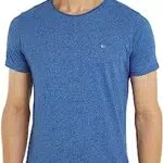 Tommy Jeans TJM SLIM JASPE C NECK, Uomo, Ultra Blue