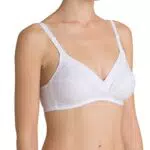 Triumph Cotton Classic Stretch N Reggiseno, Bianco, 90B Donna