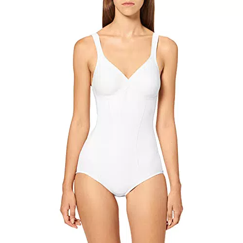 Triumph Modern Soft+Cotton BS, Body Donna, Bianco, 5E
