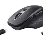 Trust Ozaa Mouse Wireless Ricaricabile, Ergonomico, Sei Pulsanti