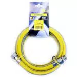 Tubo flessibile gas 1 mt 1/2 MF inox a norma EN 15266 per piano cottura/cucina UNIROLL