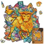 UNIDRAGON Puzzle Originali di Legno - Toro Prosperoso