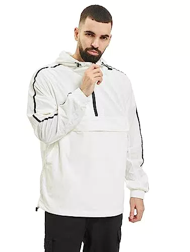 Urban Classics Crinkle Nylon Pullover Maglione da Uomo