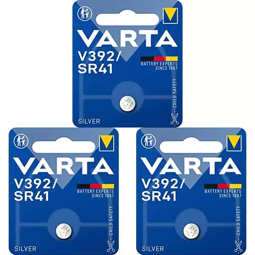 Varta 38509 SR41 - batteria a bottone ossido d'argento-zinco 1 55 V