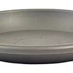 vaso da fiori greemotion coaster antracite - fiori piattino con diametro di 19 cm altezza 2