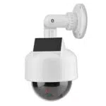 VBESTLIFE Telecamera fittizia di Sicurezza, Telecamera Solare a Cupola realistica per Interno ed Esterno per casa/Magazzino