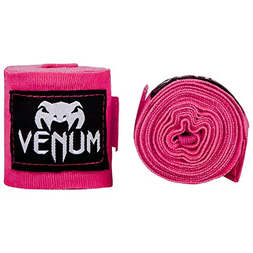 VENUM Kontact, Bendaggi da Boxe Unisex-Adulto, Neo Rosa