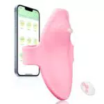 Vibratore per clitoride, giocattolo sessuale per donne - vibratore farfalla per punto G e clitoride