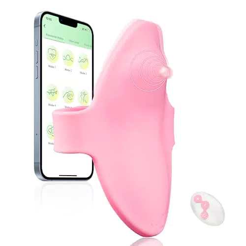 Vibratore per clitoride, giocattolo sessuale per donne - vibratore farfalla per punto G e clitoride