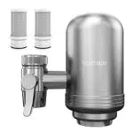 Vortopt Filtro Rubinetto in Acciaio Inossidabile, 400 Galloni Filtro Acqua Rubinetto