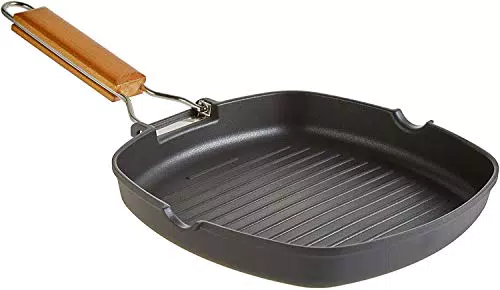 WECOOK! Ecostone Bistecchiera Ondulata, Induzione, 28 x 28 cm