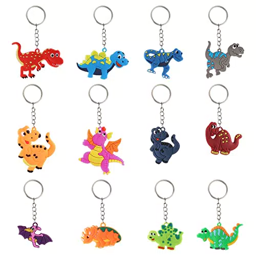 Weinsamkeit Cartone Animato Dinosauro Portachiavi, per bambini
