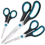 Westcott N-90027 00 - Set di forbici Easy Grip, 3 pezzi