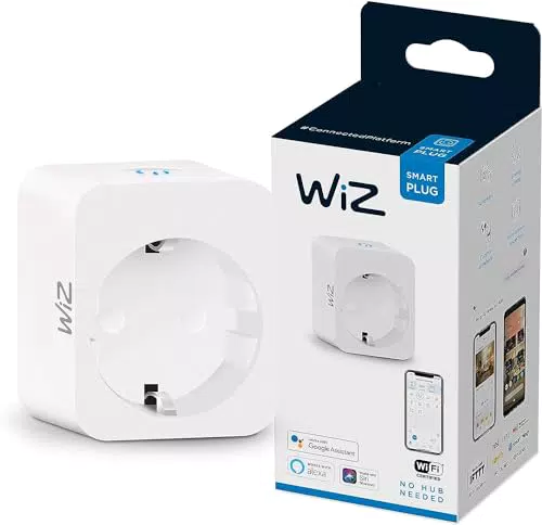WiZ Smart Plug Powermeter WiFi, bianco