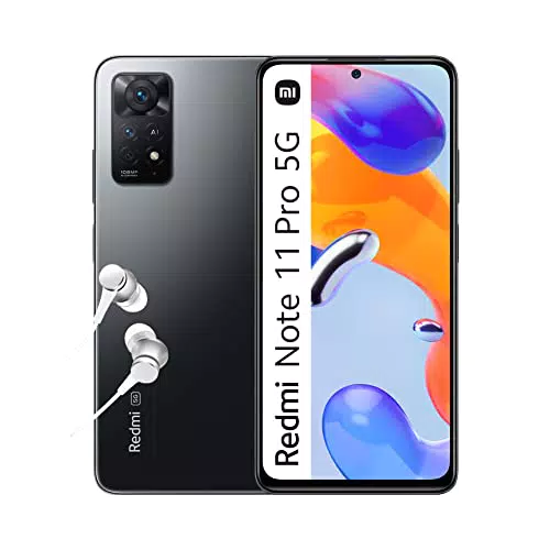 Xiaomi Redmi Note 11 Pro 5G - Smartphone 6+128GB, 6.67” 120Hz FHD+ AMOLED DotDisplay