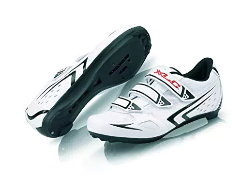 XLC, Scarpe da strada CB-R04 Unisex-Adulto, bianco, 43