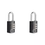 Yale Lucchetto in alluminio a combinazione YE3CB/20/121/1/BK nero