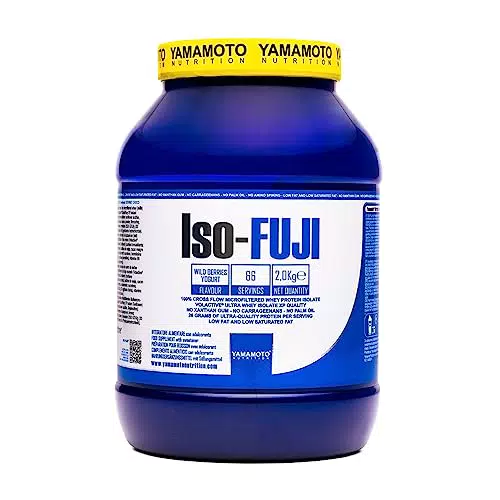 YAMAMOTO NUTRITION Iso-FUJI Volactive 2kg, Yogurt Frutti di Bosco