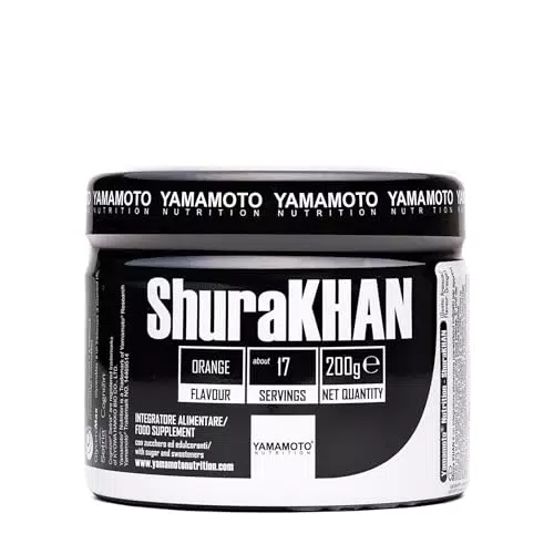YAMAMOTO NUTRITION, ShuraKHAN 200 gr, Integratore Alimentare Preworkout per Sportivi