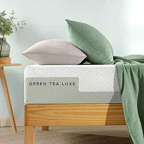 ZINUS Materasso adattabile a 7 zone in memory foam al tè verde, 120 x 190 cm e Altezza 20 cm