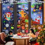 184 immagini per finestre di Natale, autoadesive, per finestre di Natale