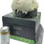 PISTACCHIO DI BRONTE 850g Panettone al pistacchio Artigianale Con Pistacchio Verde Di Bronte DOP In granella E Vasetto Di Crema Al Pistacchio 190g Verde Di Bronte DOP E Spalmino Dolci Tipici Siciliani