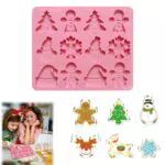 7 Pezzi Formine per Biscotti Natalizi Kit, Formine Biscotti Natale