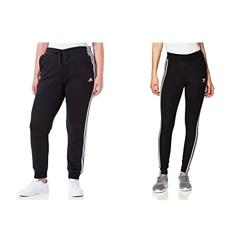 adidas Essentials Slim Tapered Cuffed, Pantaloni della Tuta Donna