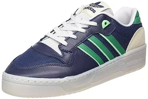 adidas Rivalry Low, Sneaker Uomo, Shadow Navy/Court Green/Dash Grey